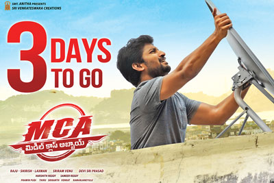 Only 3 Days Left for MCA Release